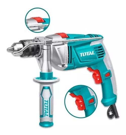 Taladro Percutor Industrial: Motor de Cobre, 1010w-1