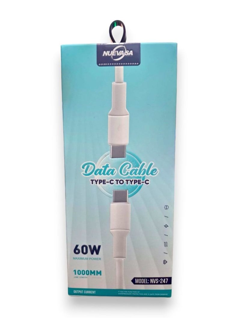 CABLE TYPE C A TYPE C NVS 247 60W 1MT-1