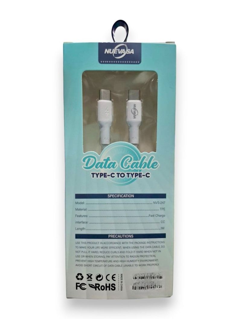 CABLE TYPE C A TYPE C NVS 247 60W 1MT-4