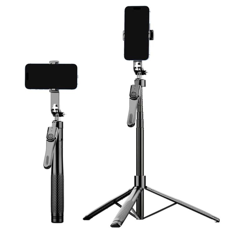 Baston Selfie K29 Tripode Altura 2.15 m Negro