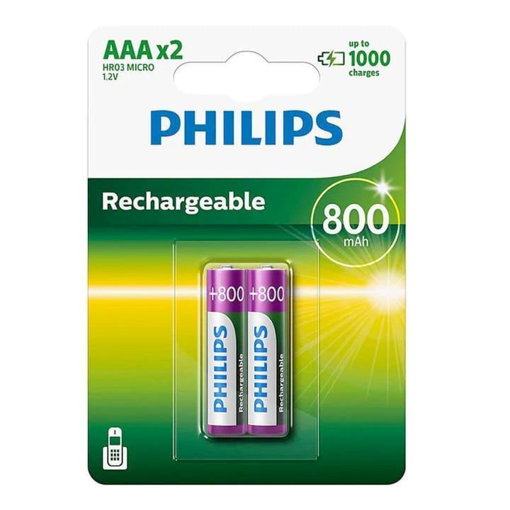 PILA RECARGABLE AAA PHILIPS 800MAH-0