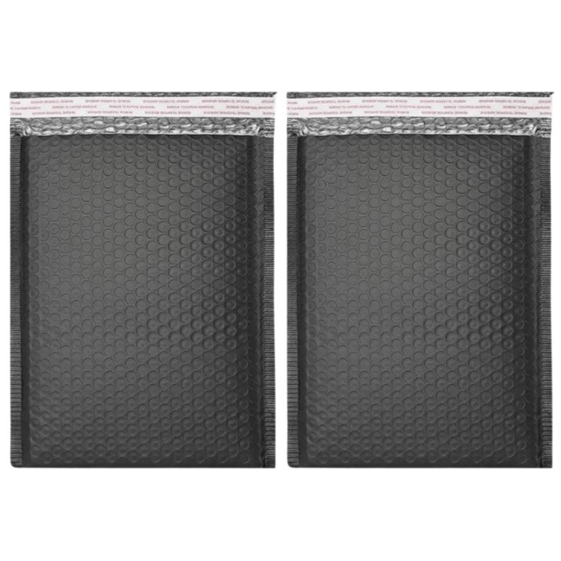 20 Sobres Acolchados Negros 15x24 cm - 135g Negro