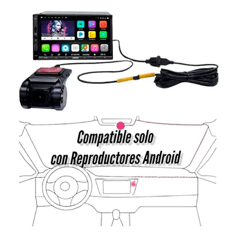 CAMARA SEGURIDAD AUTO FULL HD DBG1242 - MALIK-2