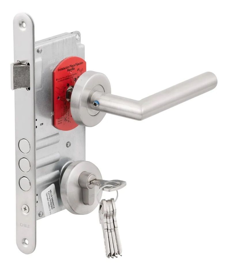 Cerradura Embutida Yale Toscana B60 Acceso 12 Izquierda-0