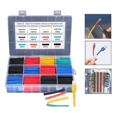 Kit Cable Termo Retractil y Termoencogible Aislante 560 pcs-1