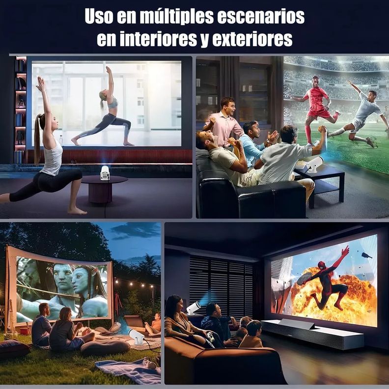 4K, HD, Smart TV: Todo lo que necesitas en un proyector-6