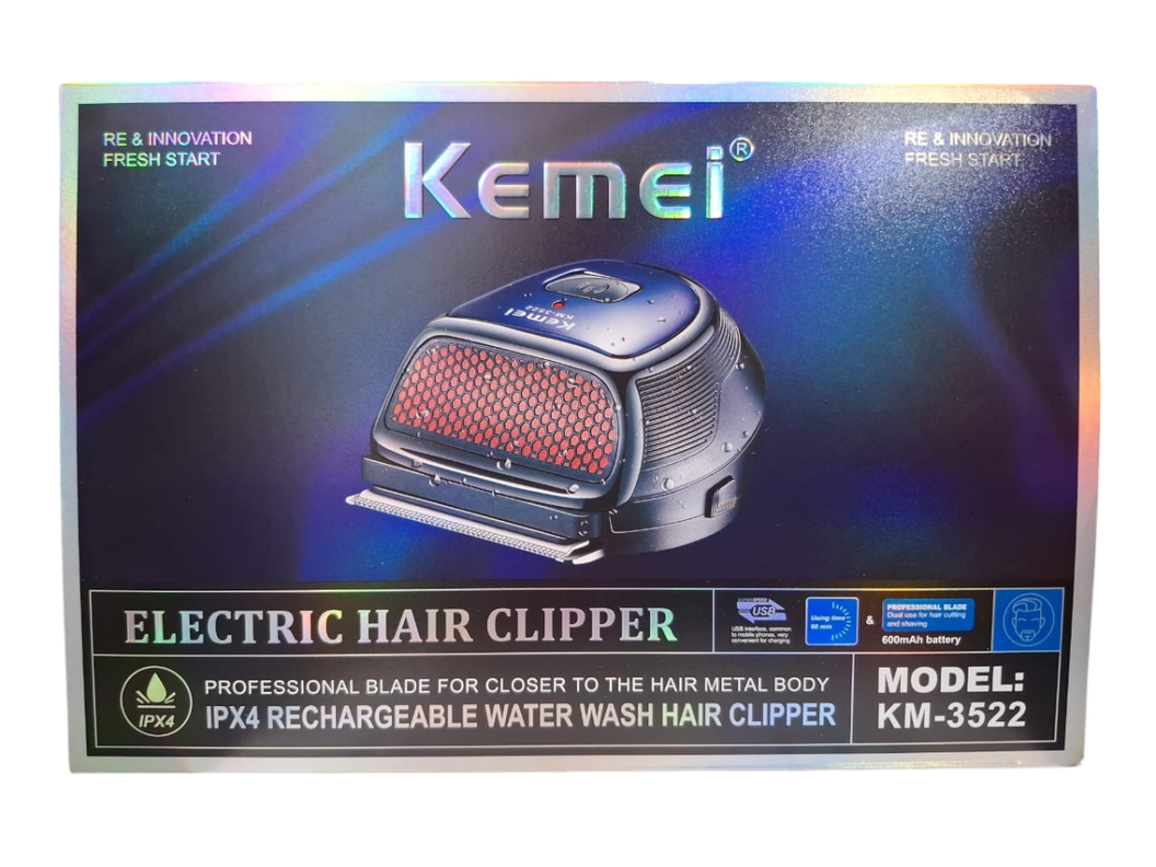 MAQUINA DE CORTAR PELO KEMEI RECARGABLE KM-3522-1