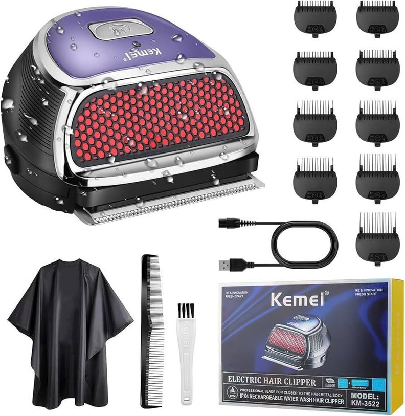 MAQUINA DE CORTAR PELO KEMEI RECARGABLE KM-3522-2