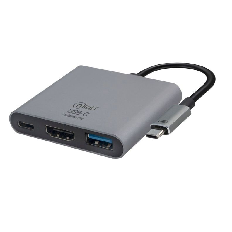 ADAPTADOR MLAB TYPE C a HDMI+USB30A+PD-0