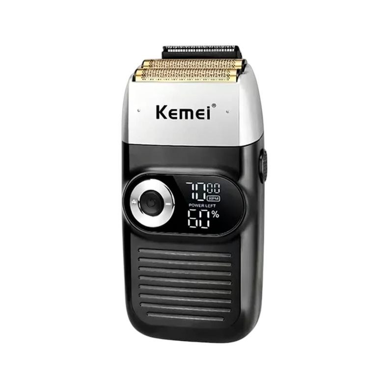 MAQUINA DE AFEITAR METAL TOOL HEAD KEMEI RECARGABLE KM-2026-0