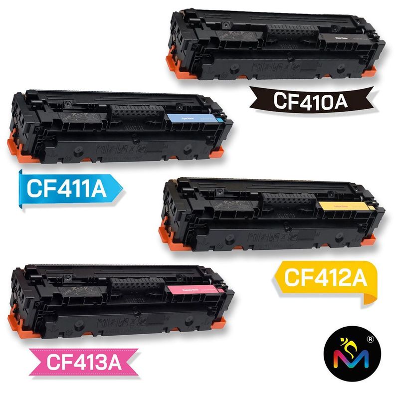 PACK 4 TONER 4 COLORES CMYBK PARA HP LASERJET PRO M452-0
