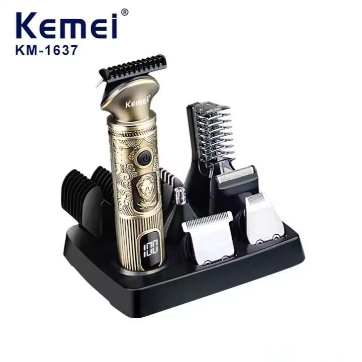 MAQUINA DE CORTAR PELO 21 EN 1 KEMEI RECARGABLE LCD DISPLAY KM-1637-2