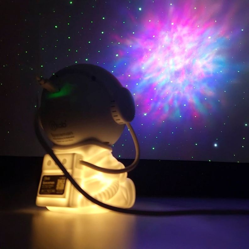 PROYECTOR MULTICOLOR LED LASER MLAB SPACEMAN MOON GALAXY & NEBULAR-4