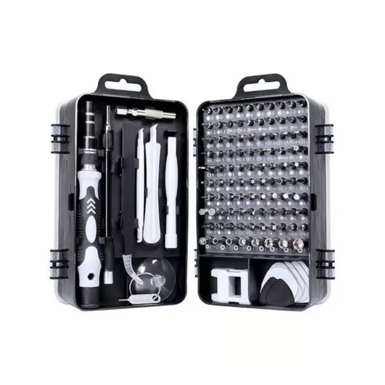 Juego Kit Set Destornilladores Precision Magnéticos 115 En 1 Telefono-3