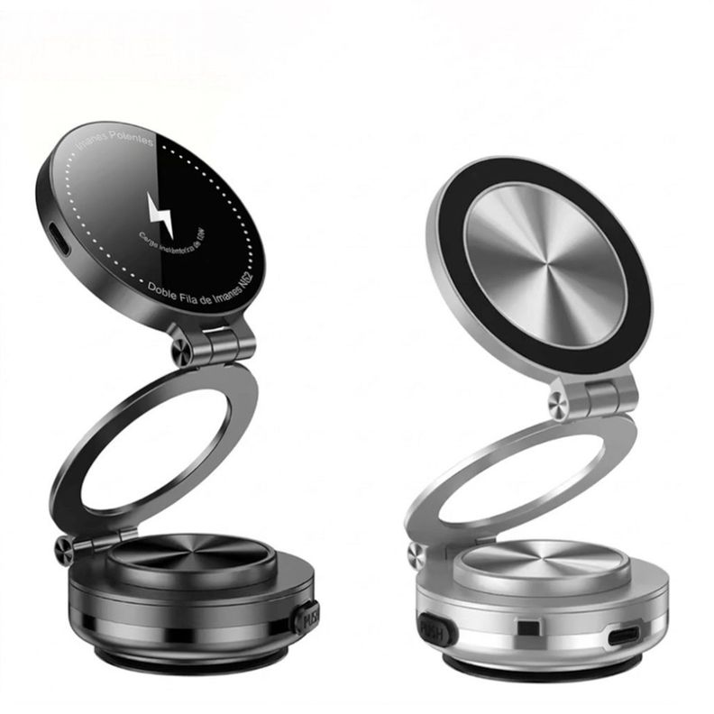 Soporte Magnetico Automotriz de Carga Veloz - BK/GY Edition Negro