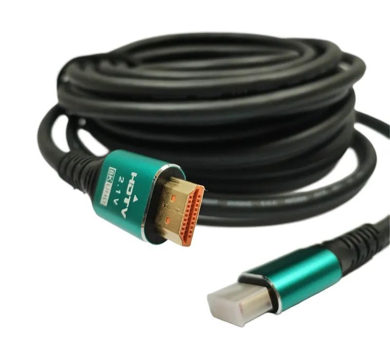 Cable HDMI 2.1 8K 48Gbps 5m Premium Verde