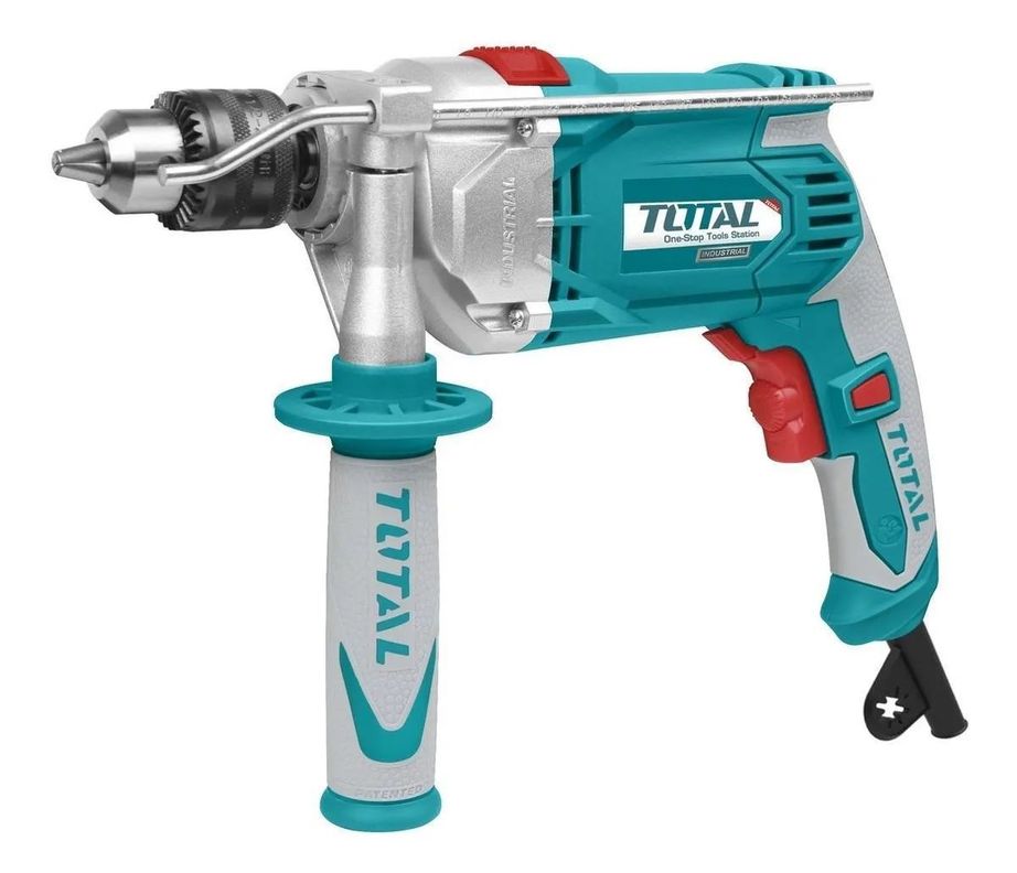 Taladro percutor eléctrico 13mm Total Tools TG111136 1010W-0