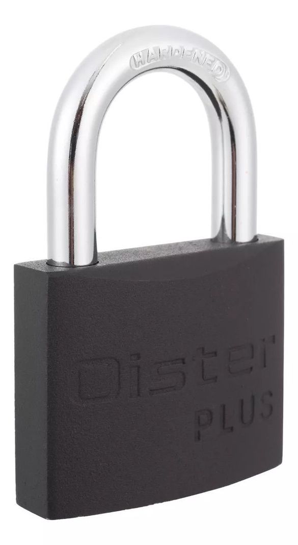 PACK X 3 Candado Oister Plus 60mm Negro Blíster-1
