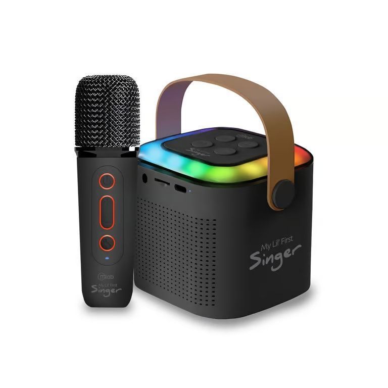 PARLANTE KARAOKE MY LIL FIRSTSINGER CON LUZ RGB 1MICROFONO INALAMBRICO-0