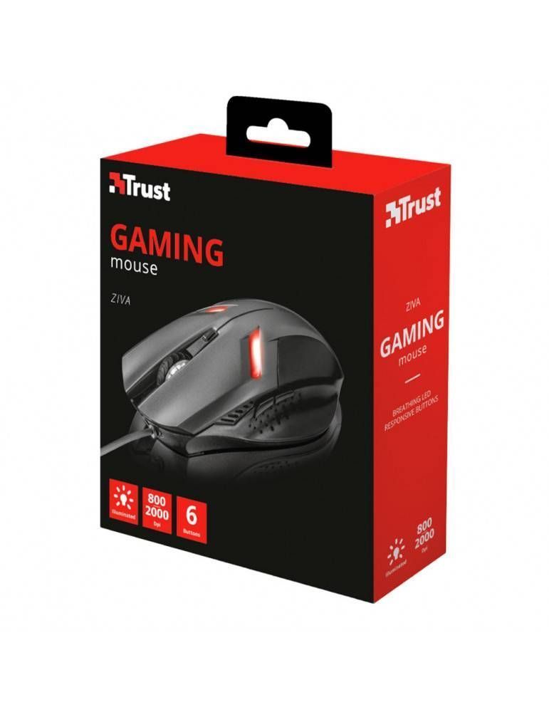 MOUSE ZIVA GAMER USB 6 BOTONES TRUST-2