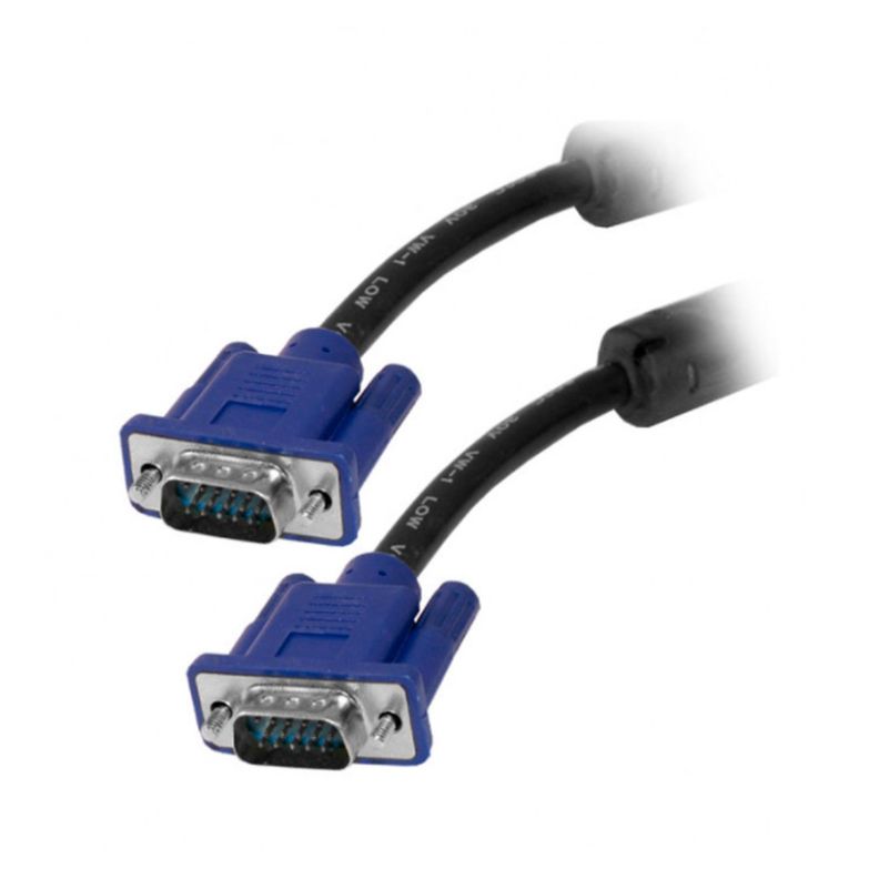 Cable Vga 10M. Macho/Macho Nikel Conector Azul 8-1