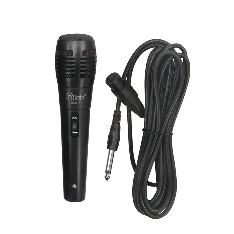 MICROFONO MLAB VOCAL KARAOKE 4MT CABLE-0