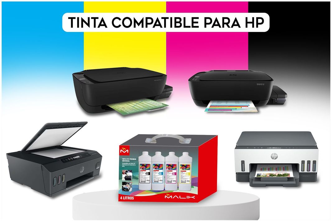 Papel Adhesivo 135gm 50 hojas + 4 Litros para Hp OJ 7740-1