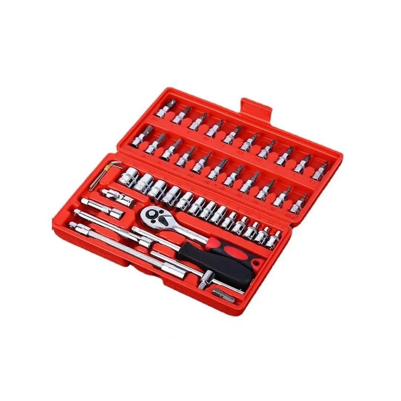 Juego Caja-set Dados Con Chicharra 1/4 46 Pcs-6