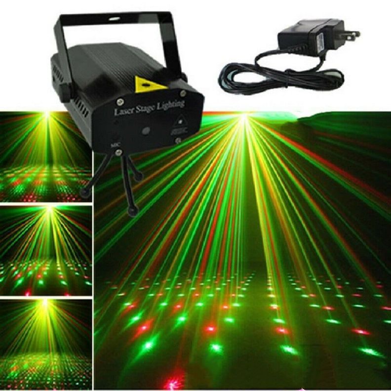 LUZ LASER STAGE 12 DISEÑOS MIC MUSIC MLAB-3