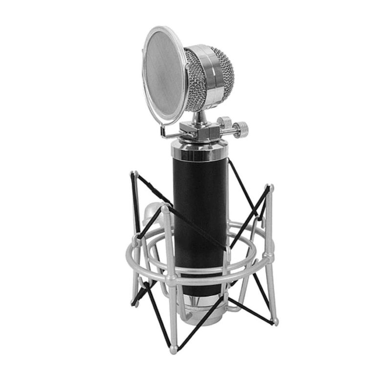 KIT MICROFONO DE ESTUDIO CON SOPORTE ANTIVIBRACIÓN-0