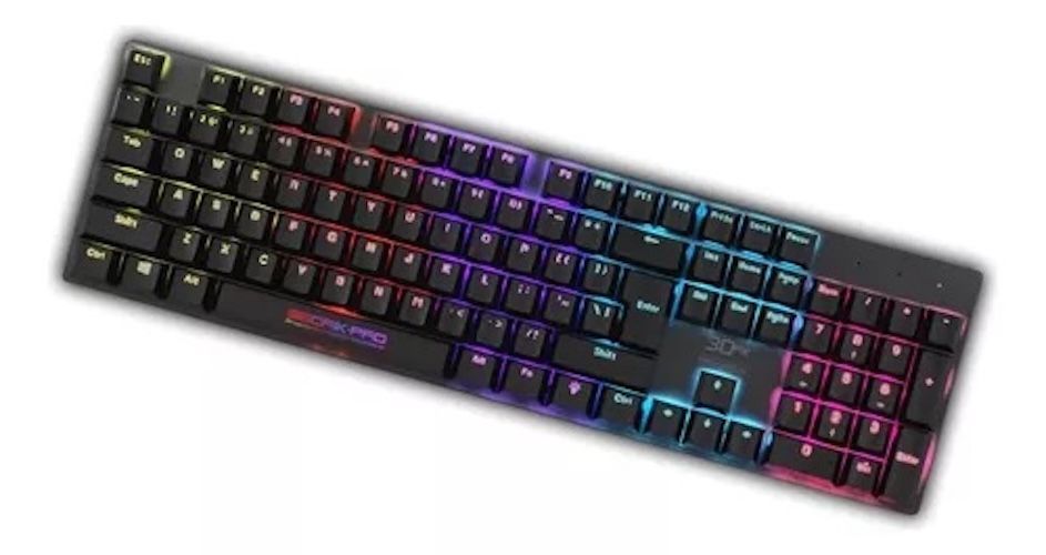 Teclado mecánico con antighosting: Cada tecla registrada.-0