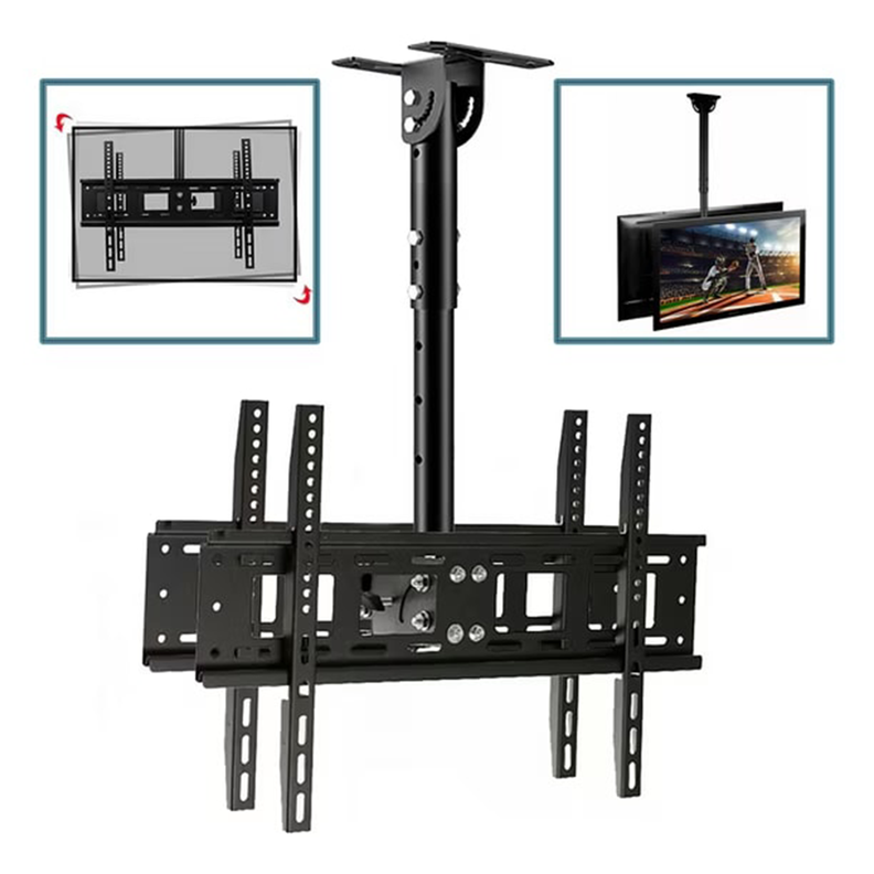 Soporte Profesional Techo para Dos TV 32-65 Negro