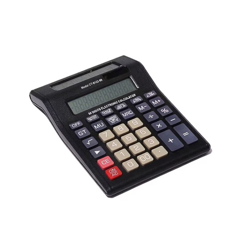 Pack 2 Calculadora Ronbon con Doble Pantalla CT-8122-99 12 Digitos Negro