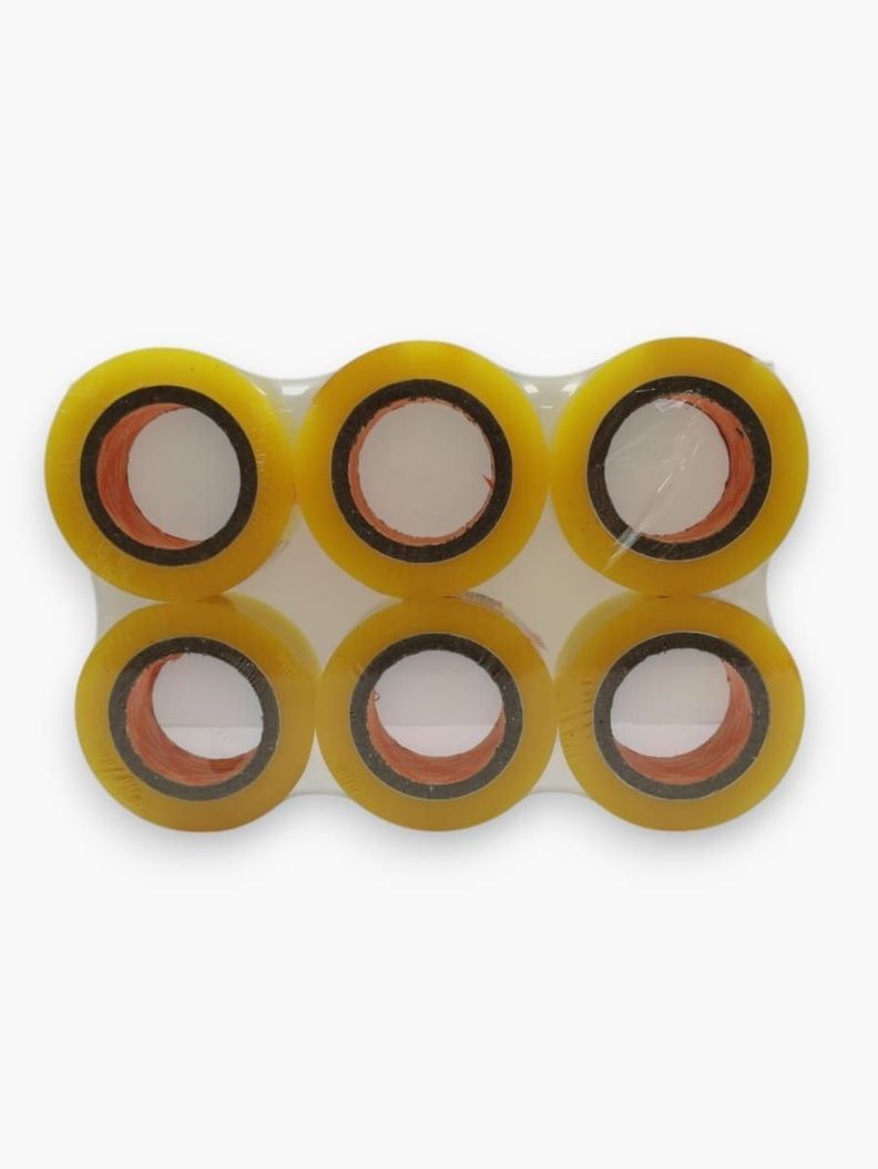 Cintas Embalajes Rollos 200 Mts 45mm Color Transparente Cintas 52 Micrones HP1048-3