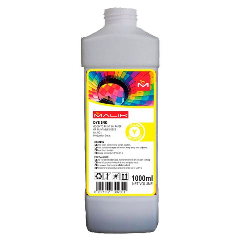 Tinta Amarilla 1 Litro Compatible Brother BT5001Y MFC-T920DW Amarillo