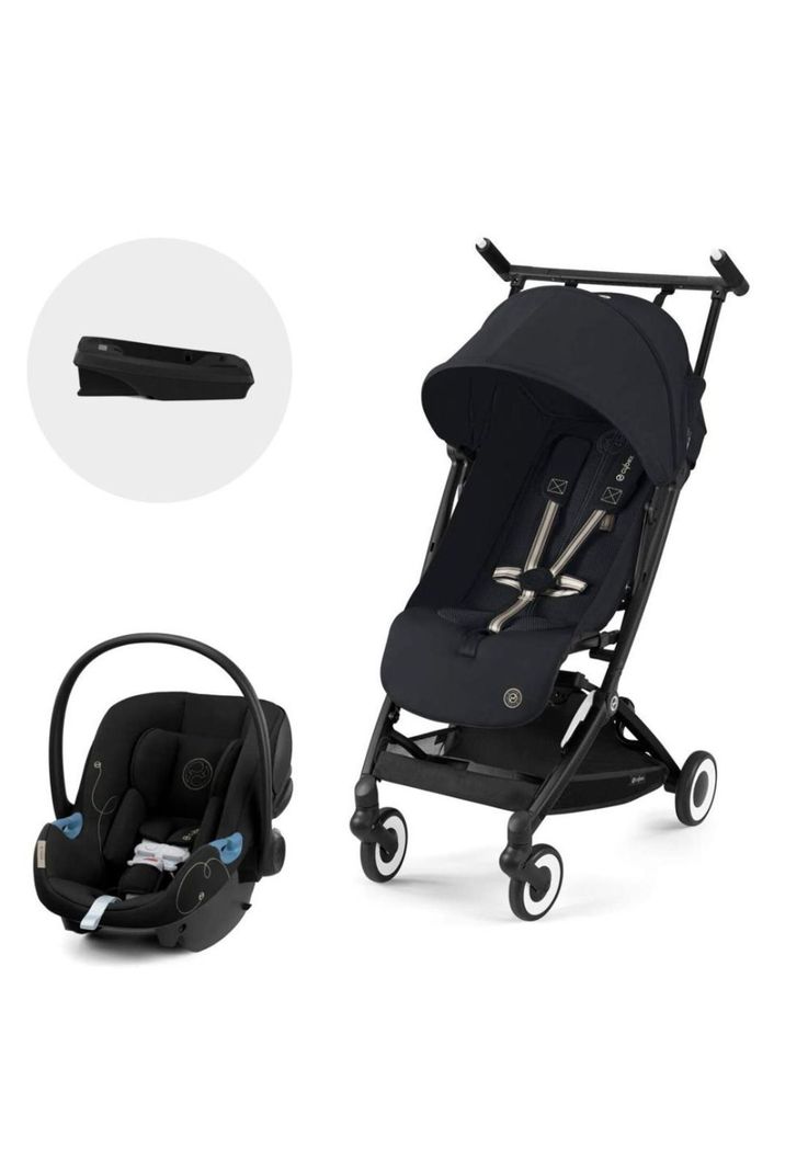 Coche Travel System Libelle + Aton G + Base G Negro
