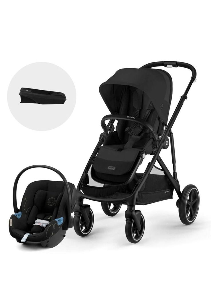 Coche Travel System Gazelle S + Aton G + Base Negro