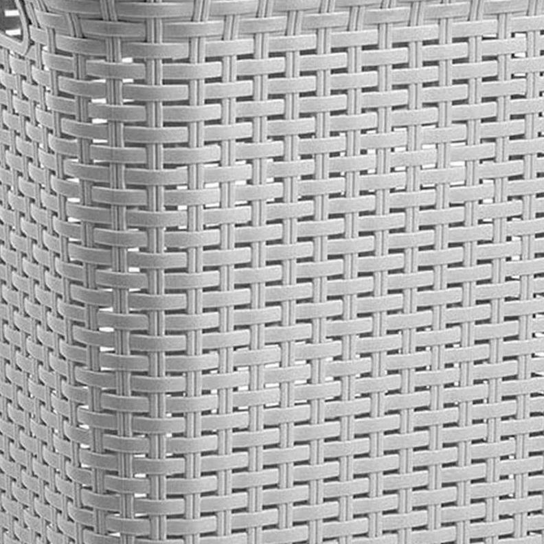 Cesto de Ropa con Tapa 60 litros Gris-1