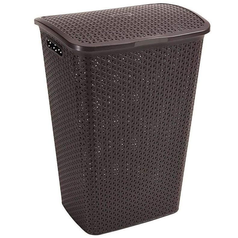 Cesto Para Ropa Bali Con Tapa 55 Litros-0