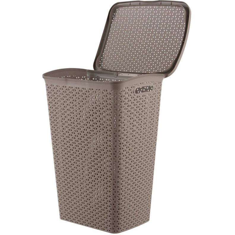 Cesto Para Ropa Bali Con Tapa 55 Litros-1