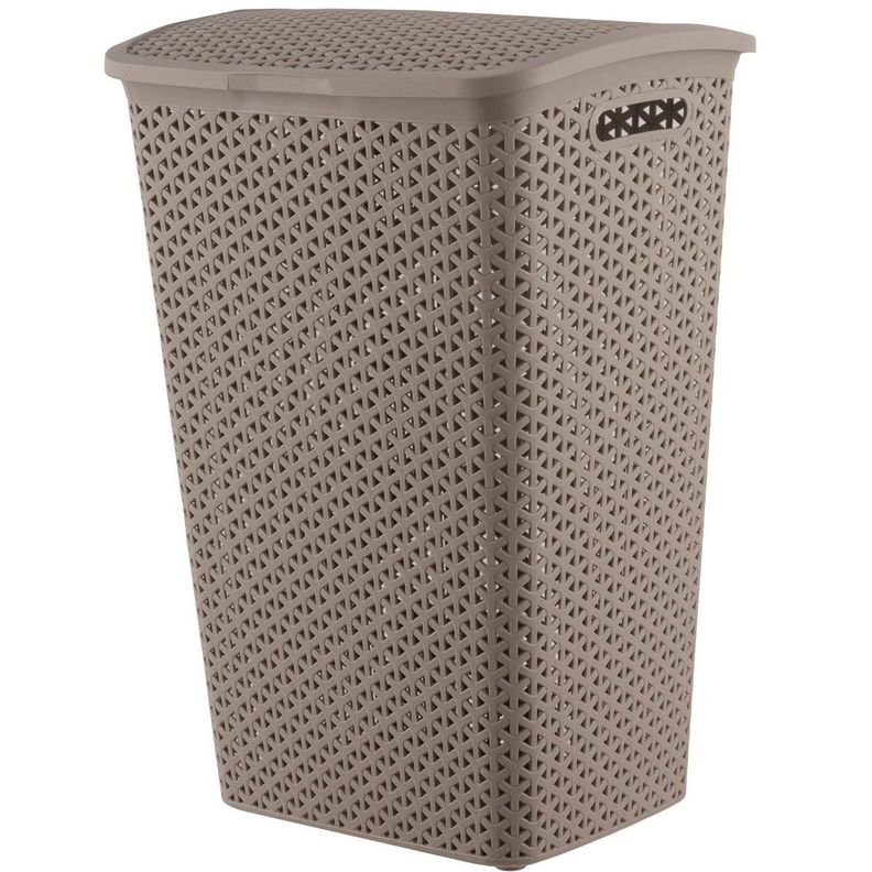 Cesto Para Ropa Bali Con Tapa 55 Litros-0