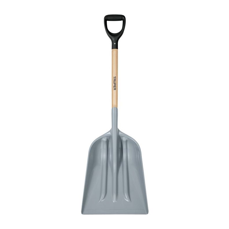 Pala con Cabeza Plastica y Mango de Madera  Puno en Y