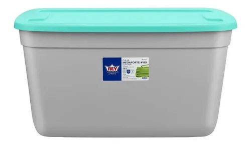 Caja Organizadora Megaforte 120 Lts con tapa.-0
