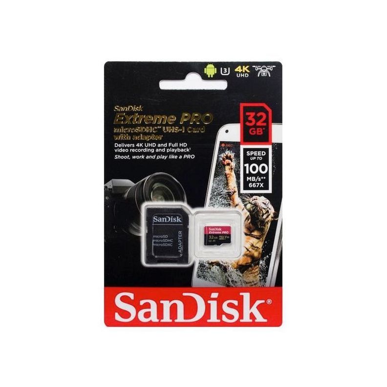 Tarjeta de Memoria Micro Sd Sandisk Extreme PRO 32GB-2