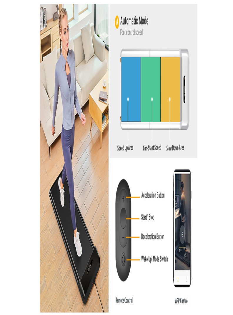  KingSmith Walkingpad C2 Blanco/Azul/Amarrillo/Negro/Rojo-3