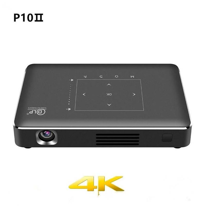 Proyector REAL TV P10 Mini, 4K, DLP, Android 9,0, WiFi, Bluetooth 4,0, portátil-2