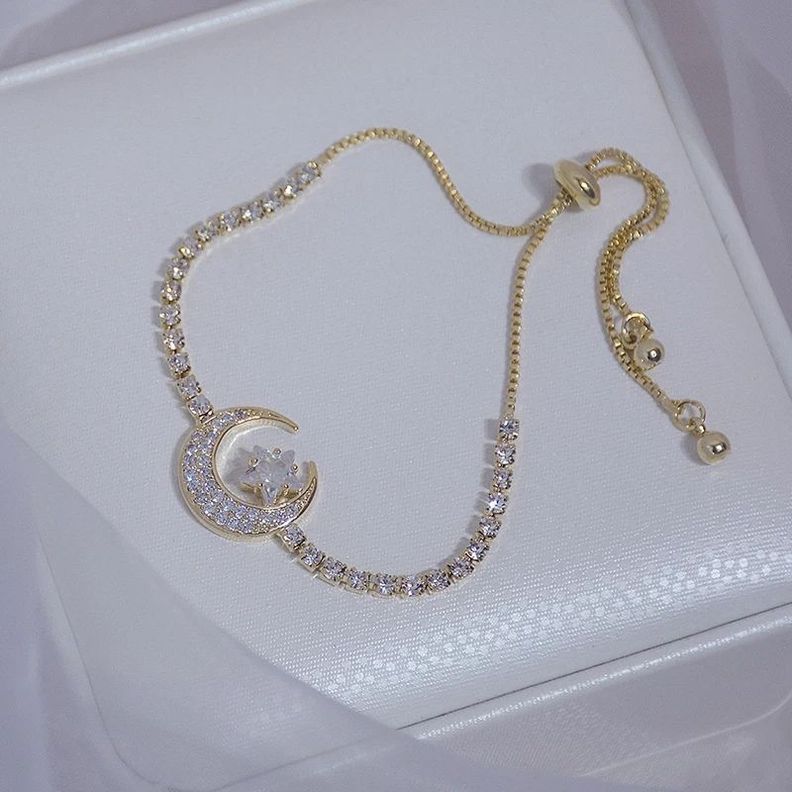 Pulsera Luna Hechas Con Cristales De Swarovski -2