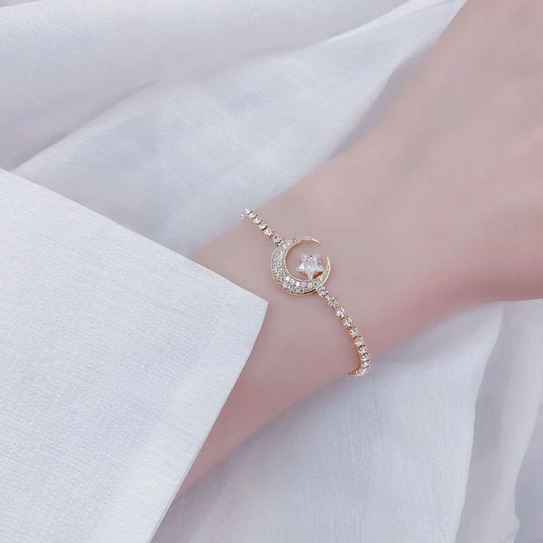 Pulsera Luna Hechas Con Cristales De Swarovski -3