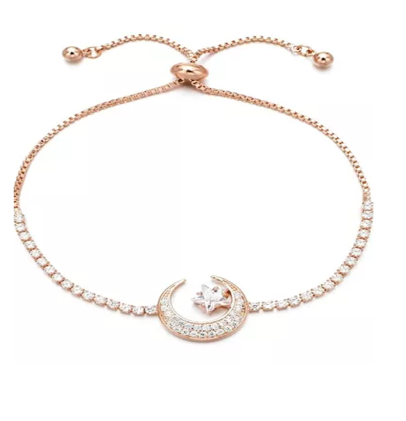 Pulsera Luna Hechas Con Cristales De Swarovski -0