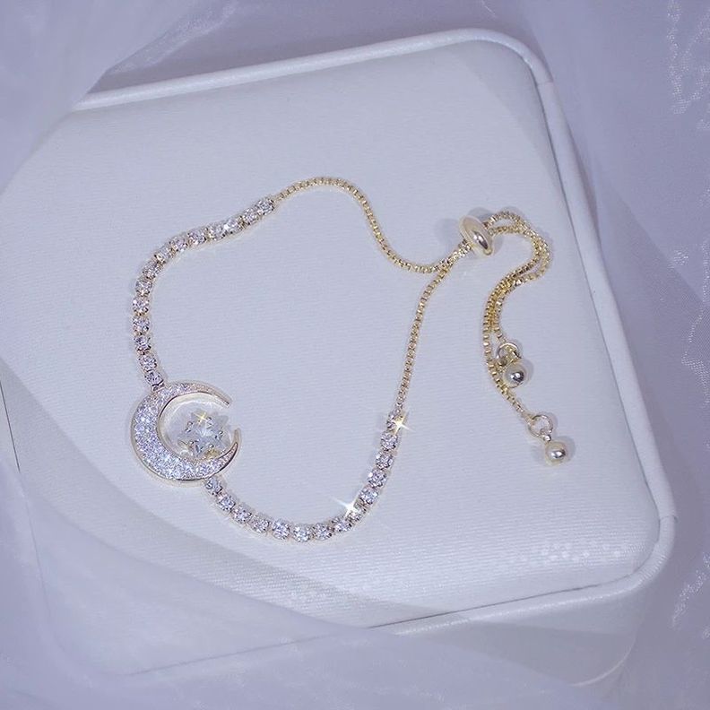 Pulsera Luna Hechas Con Cristales De Swarovski -5